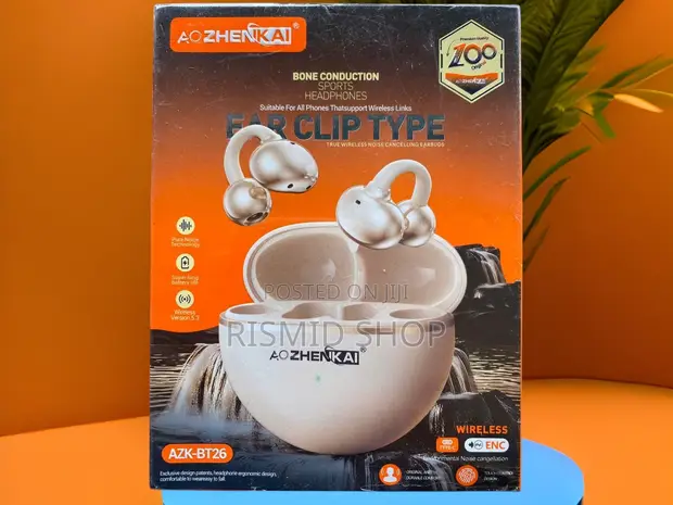 Ao Zhenkai AZK-BT26 Lightweight Wireless Ear Clip Earphones - 1