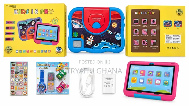 TKCOSS Kids 18 Pro Tablet 128GB Blue - 1