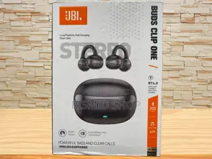 JBL Buds Clip One Wireless Clip-on Earbuds - Black