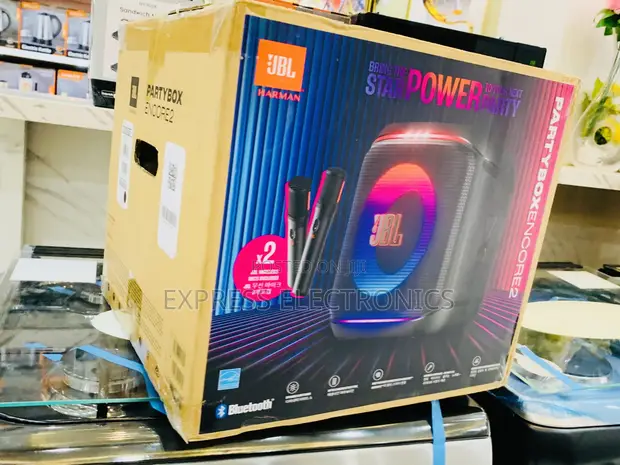 JBL PartyBox Encore Essential 2 Portable Speaker with Mic - 1