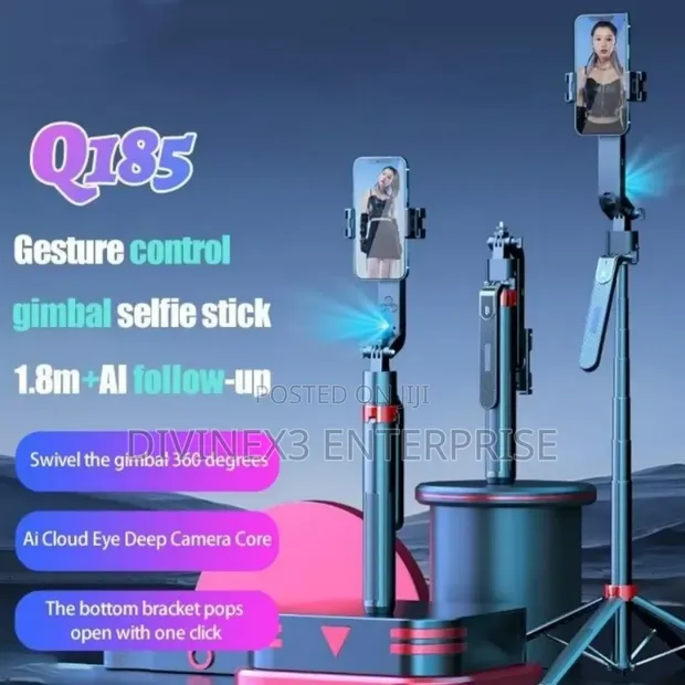 Q185 AI Tracking Tripod for Smartphones - 1