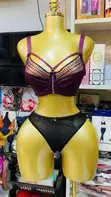 Harness Minimizer Bra - Non-Padded Lace Mesh - 3