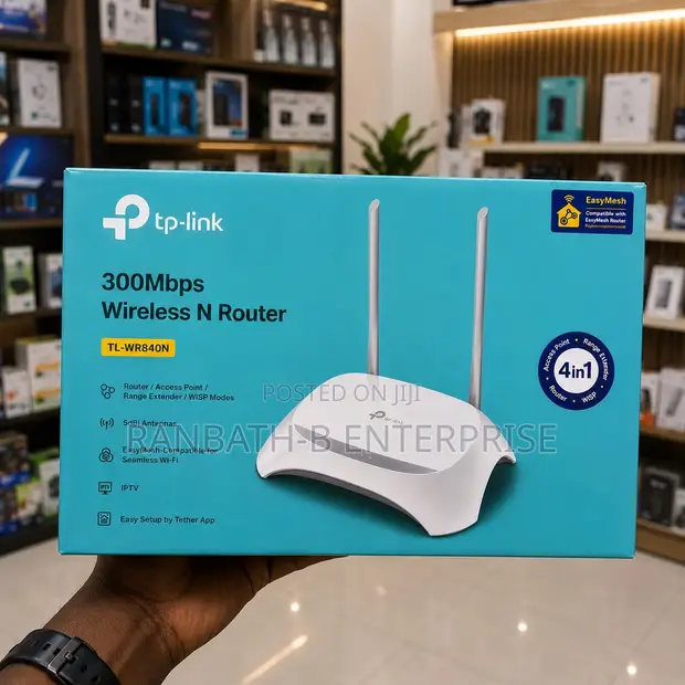 TP-Link TL-WR840N 300Mbps Wireless N Router - 1