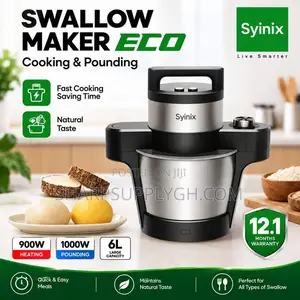 Syinix Eco-6L Automatic Swallow Maker - Silver