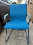 Office Visitor Cantilever Chair - Blue - 1