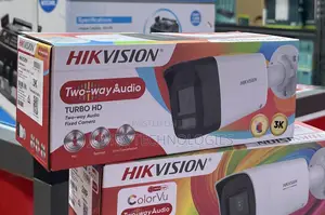 Hikvision 3K/5MP Analog Camera with 2-Way Audio & Siren
