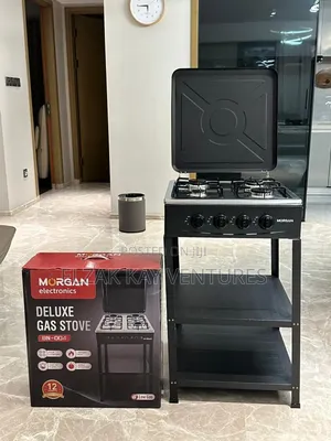 Deluxe Gas Stove with Shelving