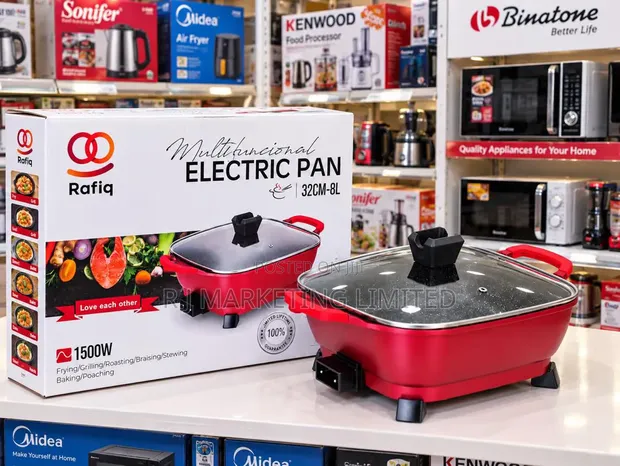 8L Multi-Functional Electric Cooking Pot/Pan - 1