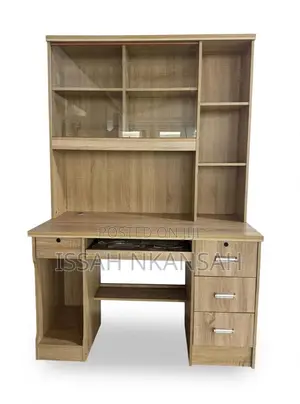Brand New Office Desk with Shelves by Zephyr