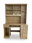 Brand New Office Desk with Shelves by Zephyr - 1