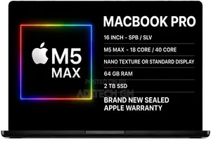 Apple MacBook Pro 2026 M5 Max 64GB 2TB SSD