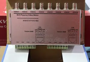 8-Channel Passive Video Balun for HD-CV/TVI/AHD