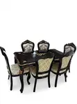 Royal Dining Chair Set - 6 Chairs - 1