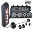 50kg Cast Iron Dumbbell Set - 1