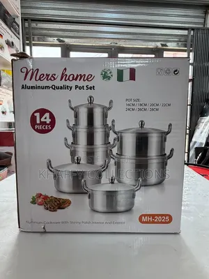 14PCS Mers Home Aluminum Pot Set 16-28cm
