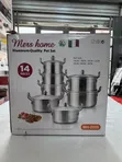 14PCS Mers Home Aluminum Pot Set 16-28cm - 2