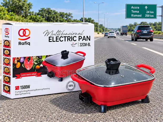 Rafiq Multifunctional Electric Cooking Pot/Pan 32CM-8L - 1