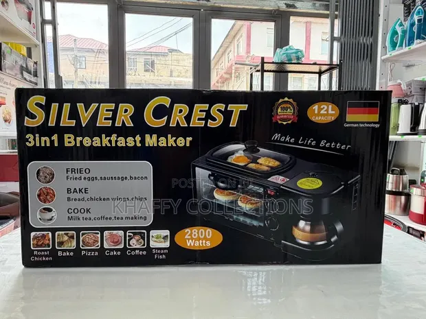 Silver Crest 12L 3-in-1 Breakfast Maker - 1