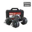 Bodyfit 30kg Adjustable Dumbbell Set - 2