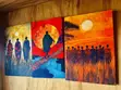 3-Piece African Maasai Cultural Canvas Wall Art Set - 1