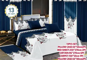 13-Piece Bedding & Curtain Set