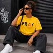 PRAY 2.0 Christian Graphic T-Shirt - Faith Inspirational Unisex Tee - 4