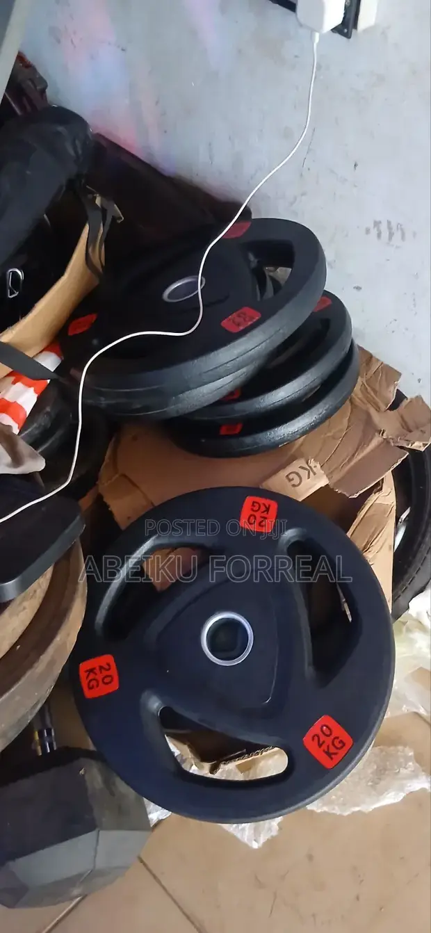 Commercial Olympic Bench + 110Kg Plates - 1