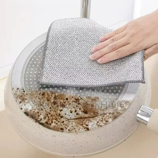 5-Piece Steel Wire Saucepan Scrubber Set - 1