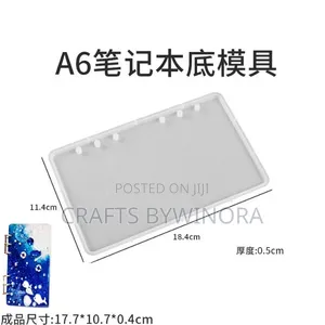 A6 Book Mold - 2-Piece Front & Back for Epoxy Resin