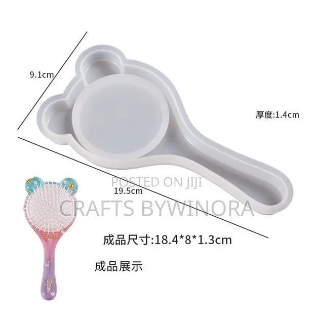 Brush Mold + Brush for Epoxy Resin Art - 1