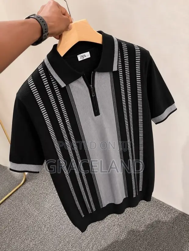 Original Heavyweight Knitwear Polo Shirts - Zara - 1