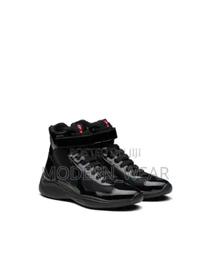 Prada America's Cup Bike High Top Sneakers