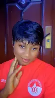 Flat Pixie Cut Machine Made Wig - 3