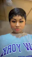 Flat Pixie Cut Machine Made Wig - 4