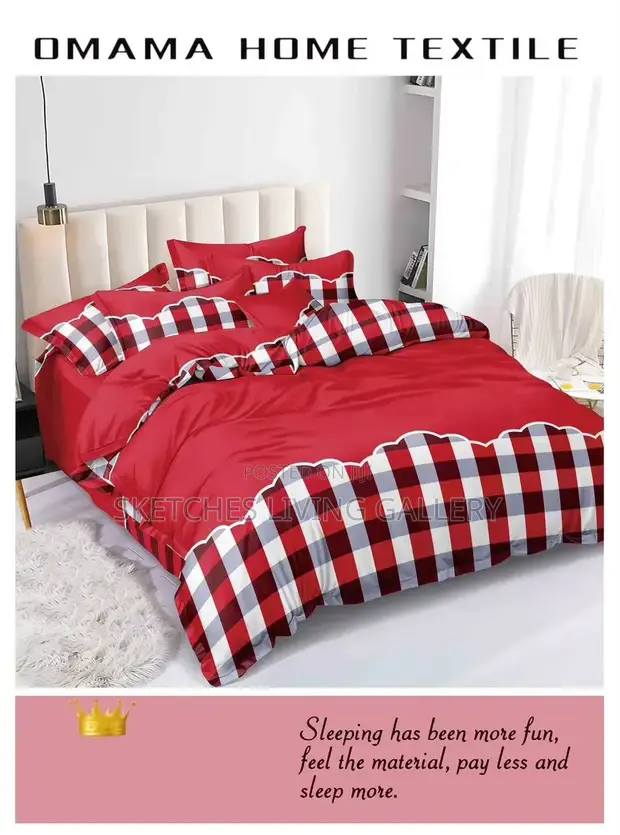 Adam Home Multicolor Bed Sheets - 1