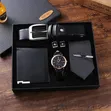 Men's Belt, Wallet, Watch, Tie Gift Set Box - 2