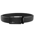 Men's Leather Belt Birthday Gift Box - Black - 3