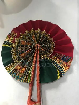 African Print Hand Fan - Quality & Affordable