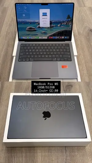 Apple MacBook Pro 2025 M5 16GB RAM 512GB SSD