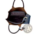 Ladies 3-in-1 Leather Handbag Set - Black - 5