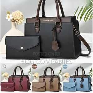Ladies 2-in-1 Leather Handbag Set