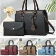 Ladies 2-in-1 Leather Handbag Set - 1