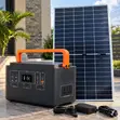 Fibon Solar 1200W Portable Power Station with Solar Panel - 3