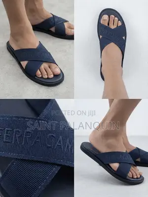 Ferragamo Crisscross Slide Sandals