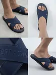 Ferragamo Crisscross Slide Sandals - 1