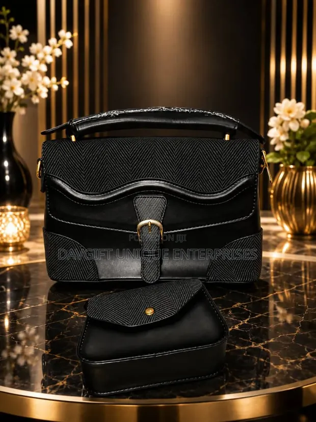 Original Luxurious Ladies 2-in-1 Leather Handbags - 1
