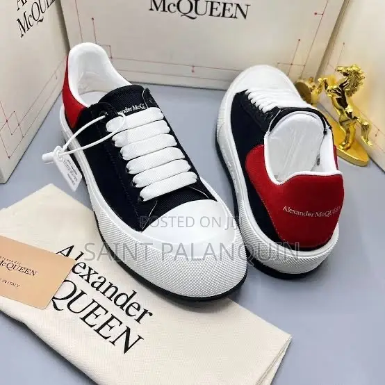 Alexander McQueen Canvas Deck Plimsolls - 1