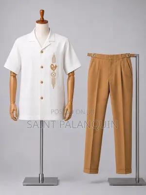 Stylish Men's Two-Piece Casual Outfit