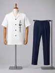 Stylish A&D Men's Multi-Color Cotton Dress Shirt - 1