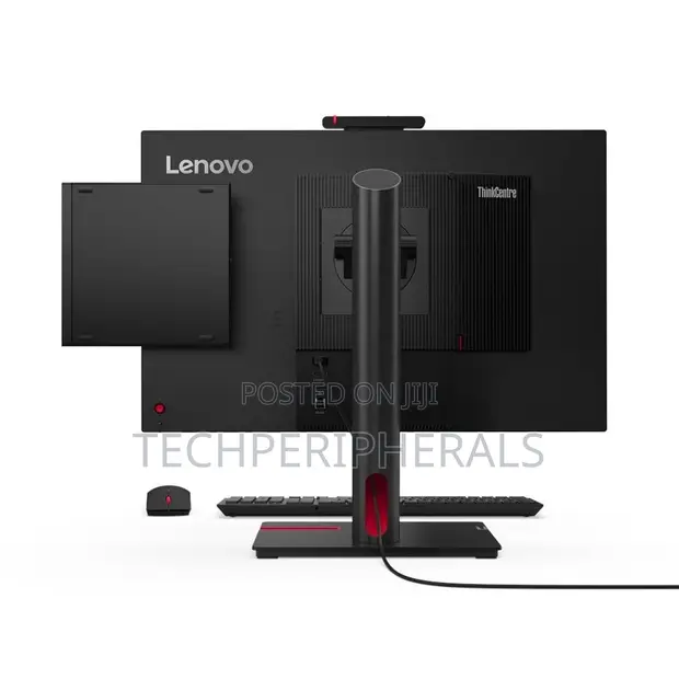 New Lenovo ThinkCentre M70Q Gen 5 Desktop with 24" Monitor - 1